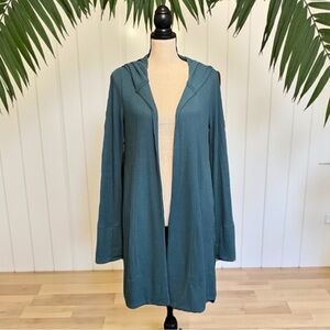Athleta Harmony Pose Wrap Cardigan Hoodie – Teal Green – Size XS